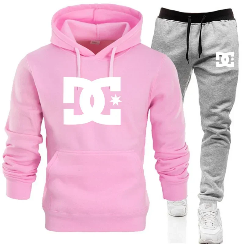 Winter Clothing Fashion - Set Hoodie Pullover dan Celana Kasual