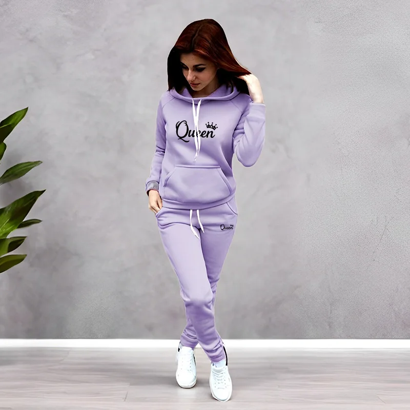 Winter Clothing Women'S - Setelan Olahraga Wanita dengan Cetakan Huruf