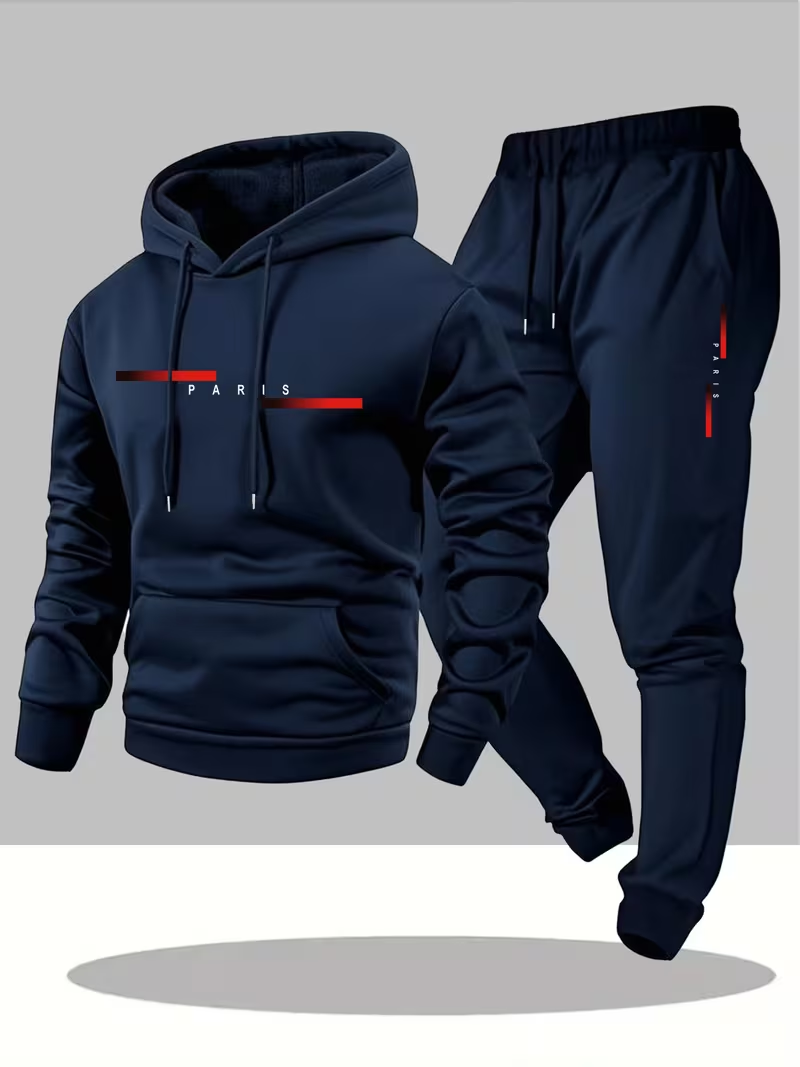 Winter Clothing Fashion - Set Hoodie dan Celana Thermal Pria