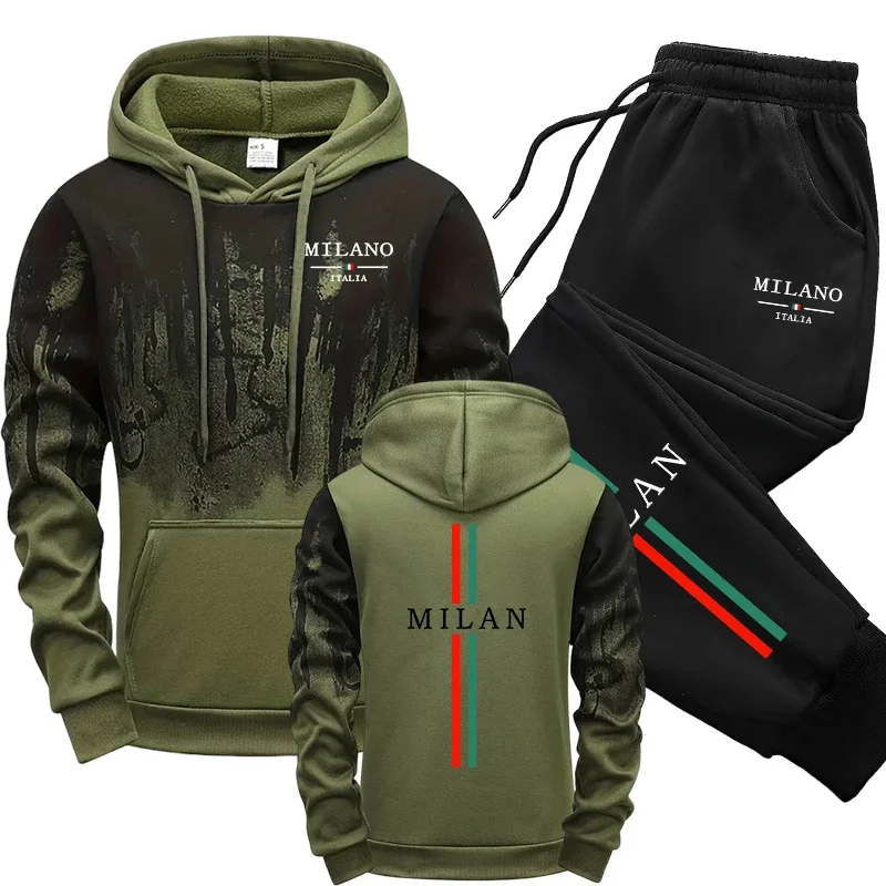 Winter Clothing Fashion - Setelan Olahraga Musim Gugur Musim Dingin
