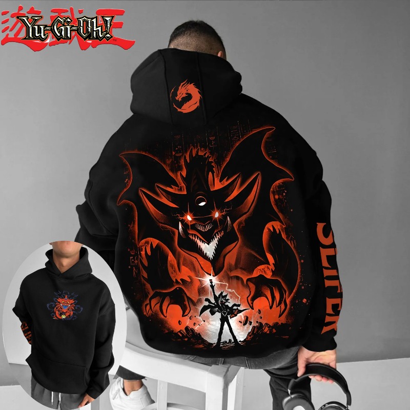 Y2K Winter Clothing - Hoodie Lebar Tebal Musim Gugur/Dingin Pria