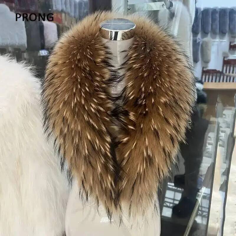 Syal bulu asli kerah bulu raku - Winter Clothing Women Sale ulasan dan harga
