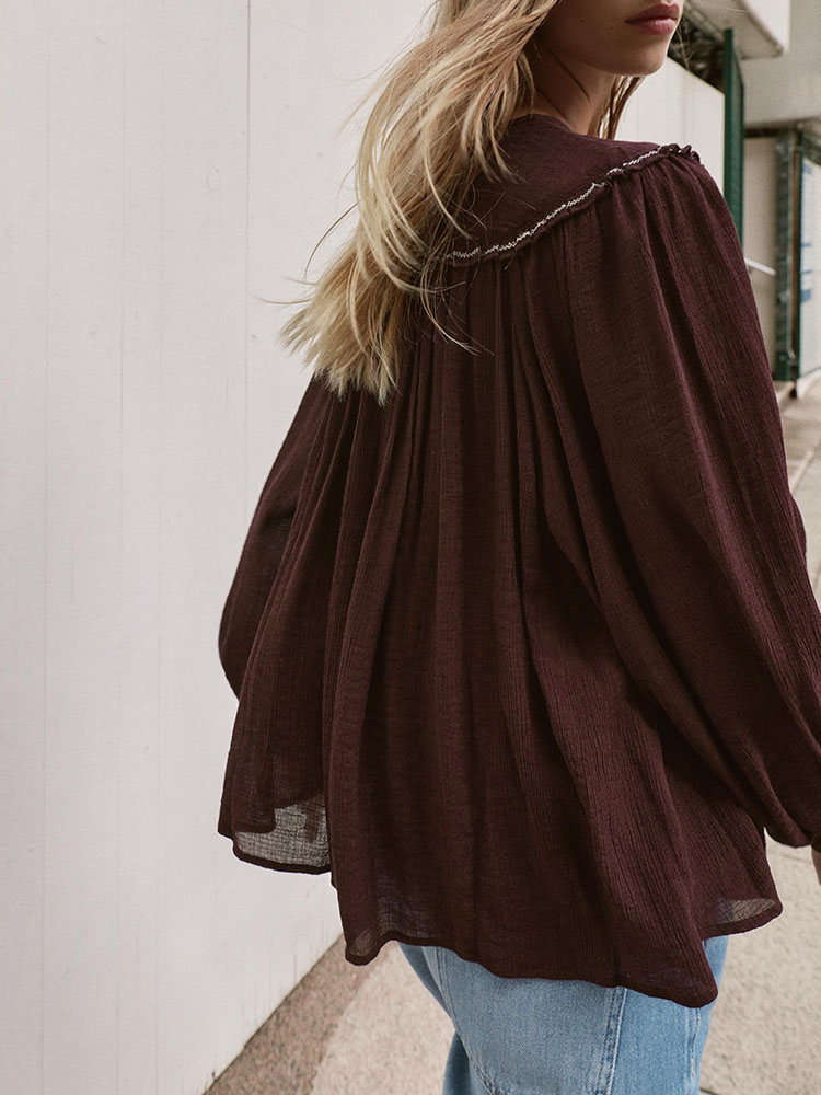 Kemeja Bordir Manik-manik Kasu - Winter Clothing Trends 2025 ulasan dan harga