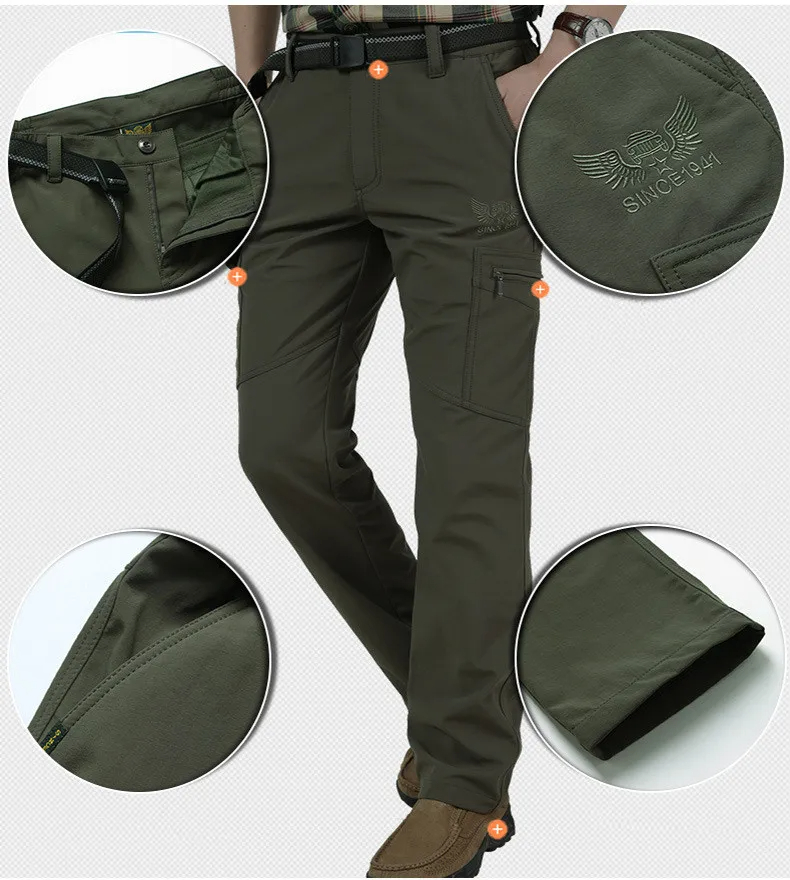 Celana kargo pria, celana karg - Ski Pants Waterproof ulasan dan harga