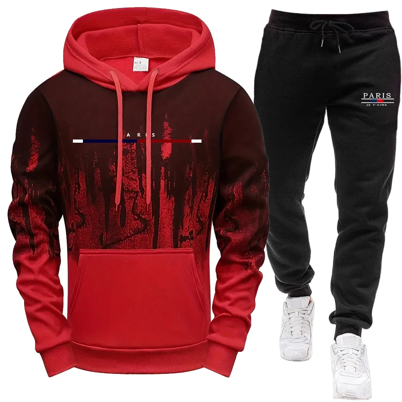 Setelan Pria/Hoodie/Celana Pan - Winter Clothing Fashion ulasan dan harga