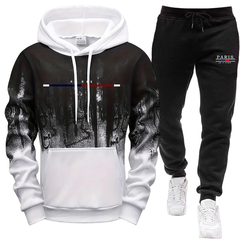 Setelan Pria/Hoodie/Celana Pan - Winter Clothing Fashion ulasan dan harga