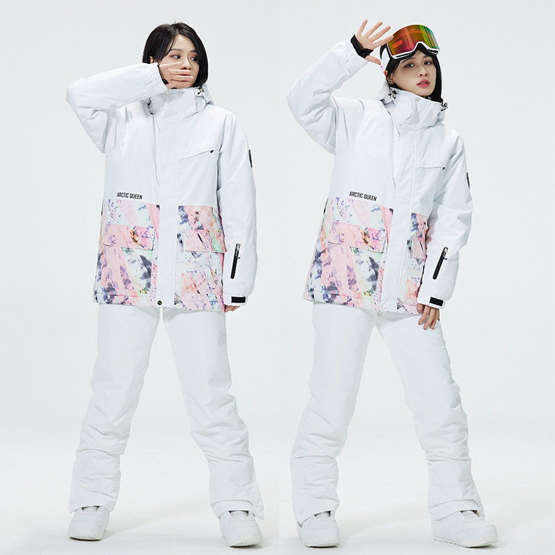 Setelan Ski blok warna untuk p - Ski Pants Waterproof ulasan dan harga