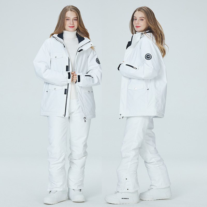 Setelan Ski putih murni 10K un - Ski Pants Waterproof ulasan dan harga
