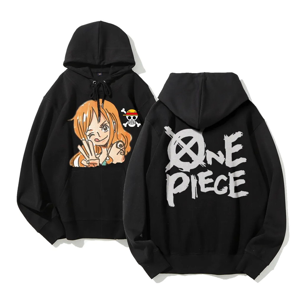Hoodie Anime One Piece Nami Pr - Y2K Winter Clothing ulasan dan harga