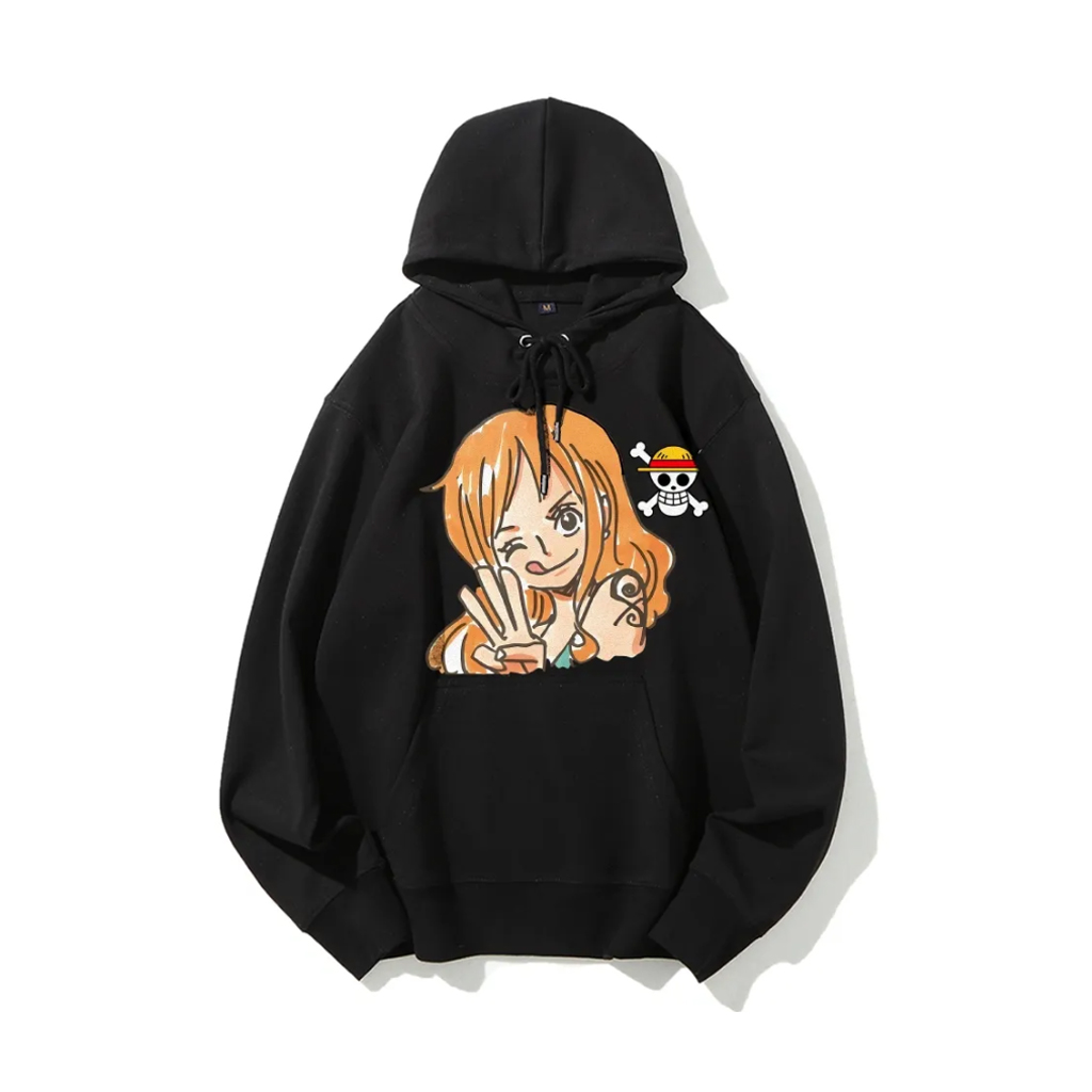 Hoodie Anime One Piece Nami Pr - Y2K Winter Clothing ulasan dan harga