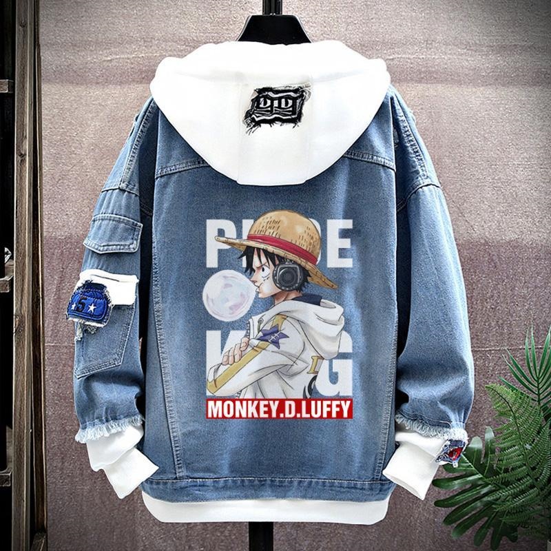 Jaket Anime One Piece Luffy Zo - Y2K Winter Clothing ulasan dan harga