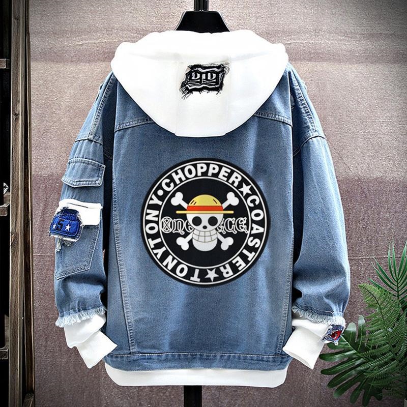 Jaket Anime One Piece Luffy Zo - Y2K Winter Clothing ulasan dan harga
