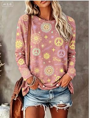 Kaos Wanita Lengan Panjang Mot - Winter Clothing For Women ulasan dan harga