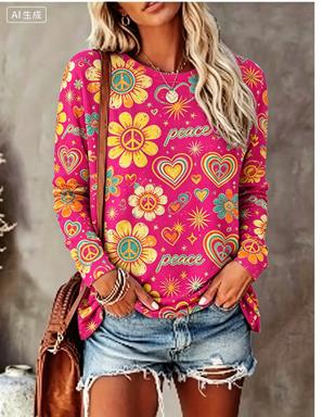 Kaos Wanita Lengan Panjang Mot - Winter Clothing For Women ulasan dan harga
