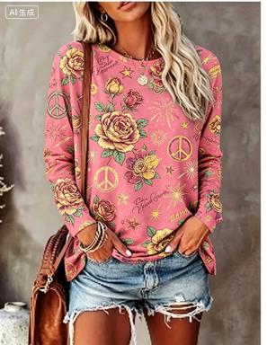 Kaos Wanita Lengan Panjang Mot - Winter Clothing For Women ulasan dan harga