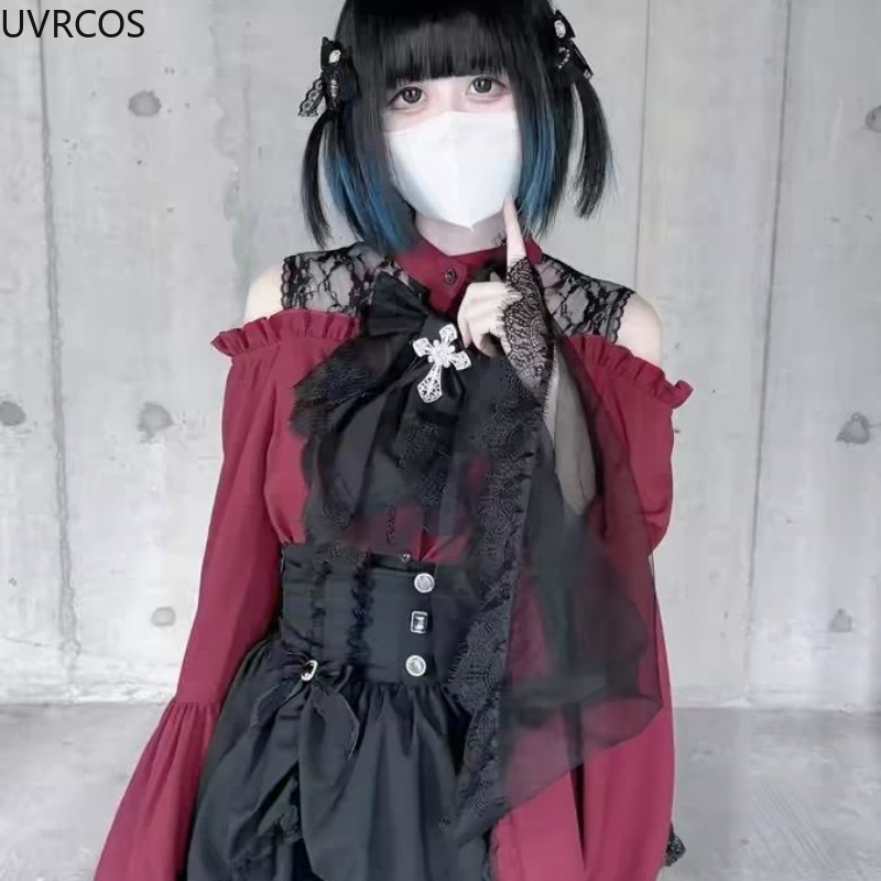Baju gaya Gotik Y2k Lolita ata - Y2K Winter Clothing ulasan dan harga