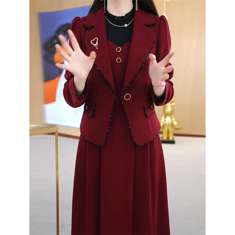 Gaun Jaket Setelan Kelas Atas  - Winter Clothing Women Sale ulasan dan harga