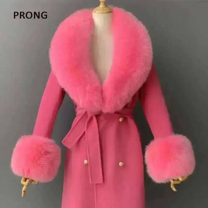 Kerah bulu asli dan Set manset - Winter Clothing Women Sale ulasan dan harga