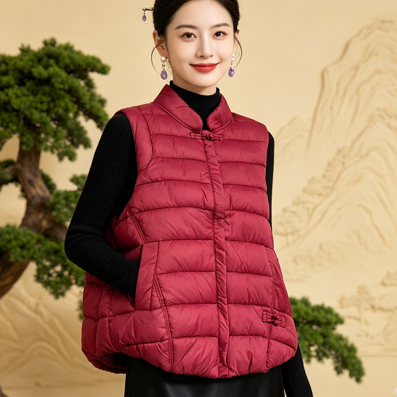 Rompi hangat gaya Cina untuk w - Winter Clothing Women Sale ulasan dan harga