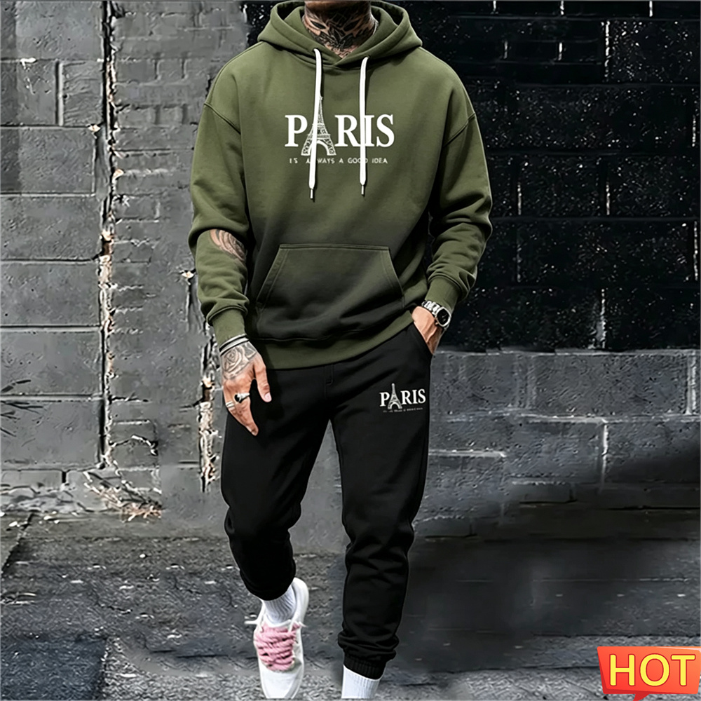 Set Hoodie Pria Musim Gugur/Di - Y2K Winter Clothing ulasan dan harga