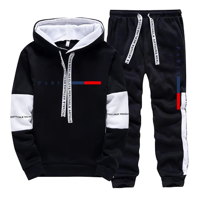 Setelan Pria/Hoodie/Celana Par - Winter Clothing Fashion ulasan dan harga