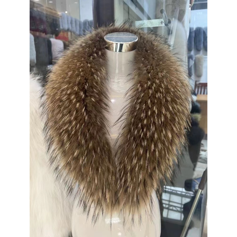 Kerah Bulu Rakun Wanita Musim  - Winter Clothing Women Sale ulasan dan harga