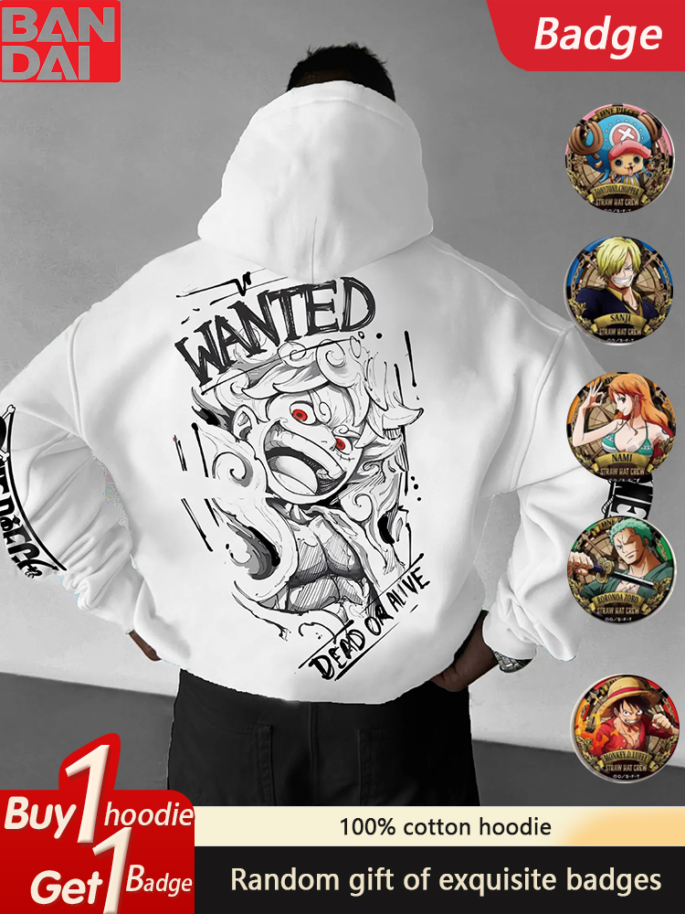 Hoodie Animasi ONE PIECE Terba - Winter Clothing Trends 2025 ulasan dan harga
